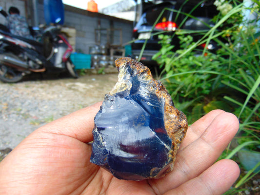64 gr Rough Raw Indonesian Sumatra AAA Blue Amber for Healing RB338