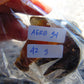42 gram Rough Raw Indonesian Orange Blue Amber for Healing AGRB94