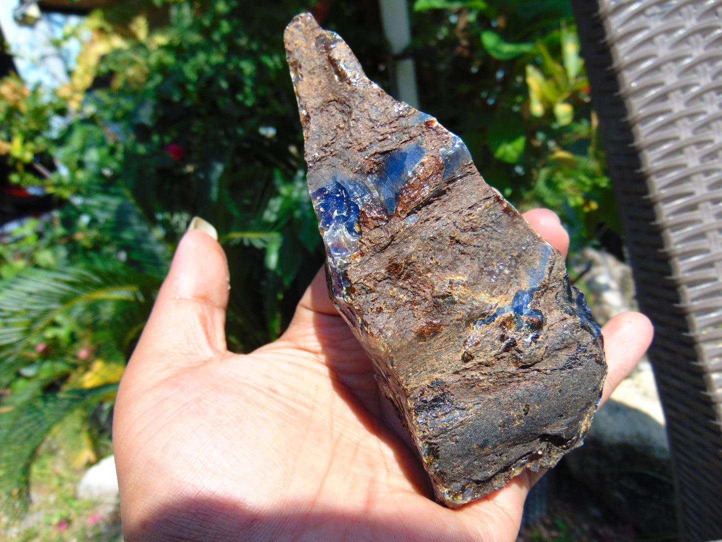 97 gram Rough Raw Indonesian Blue Amber for Healing AGRB81