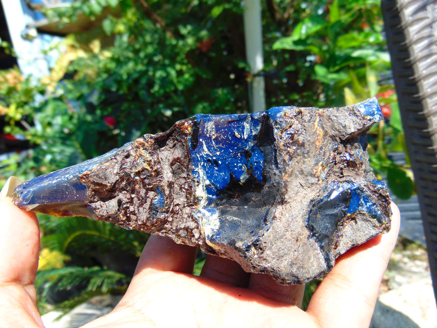 97 gram Rough Raw Indonesian Blue Amber for Healing AGRB81