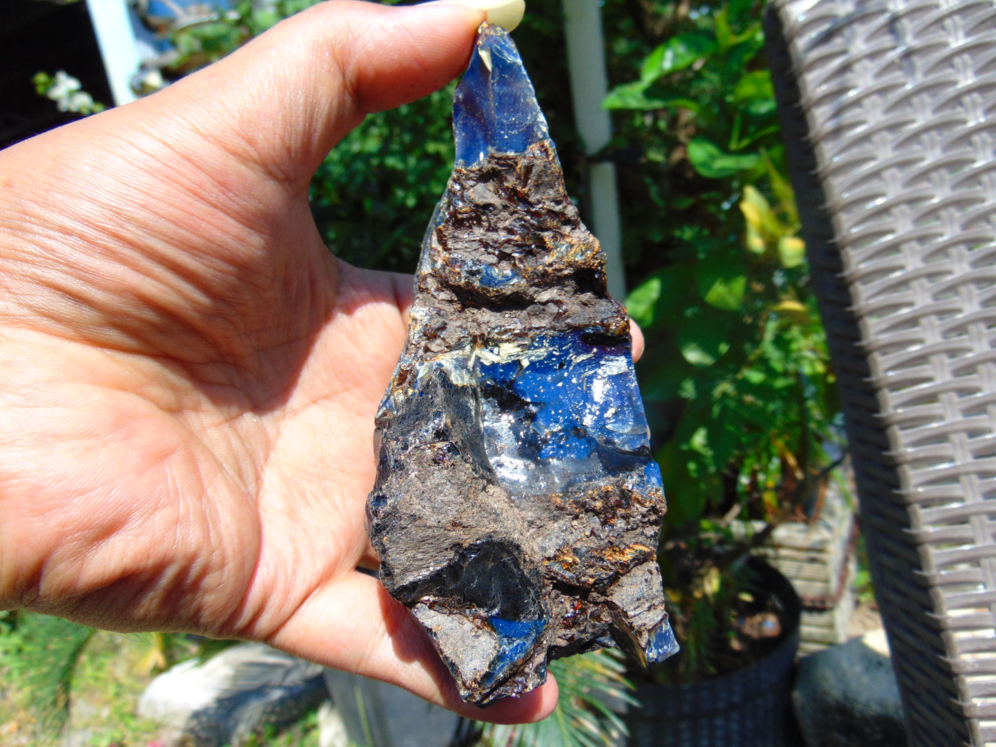 97 gram Rough Raw Indonesian Blue Amber for Healing AGRB81