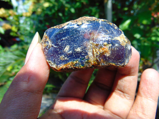 40 gram Rough Raw Indonesian Blue Amber for Healing AGRB60