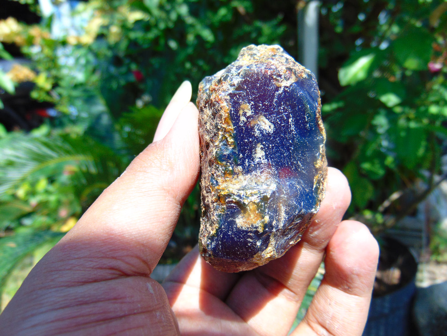 40 gram Rough Raw Indonesian Blue Amber for Healing AGRB60