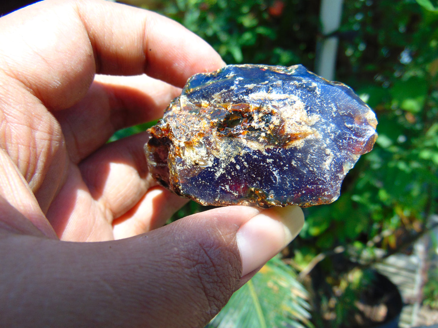 40 gram Rough Raw Indonesian Blue Amber for Healing AGRB60