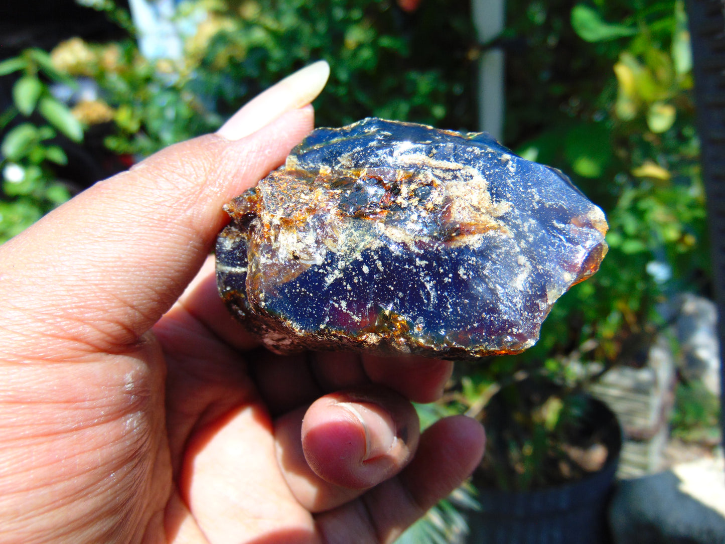 40 gram Rough Raw Indonesian Blue Amber for Healing AGRB60