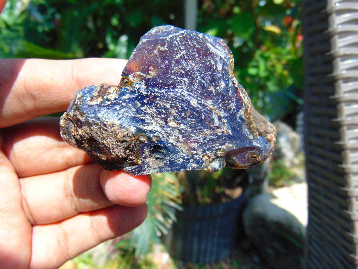 35 gram Rough Raw Indonesian Blue Amber for Healing AGRB66