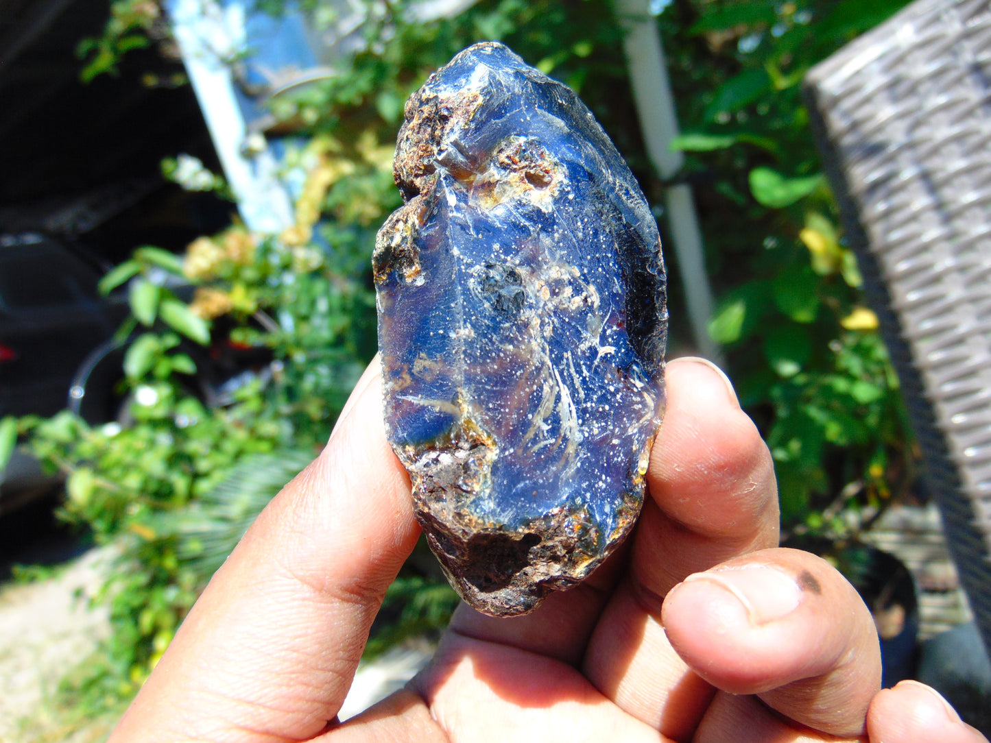 35 gram Rough Raw Indonesian Blue Amber for Healing AGRB66