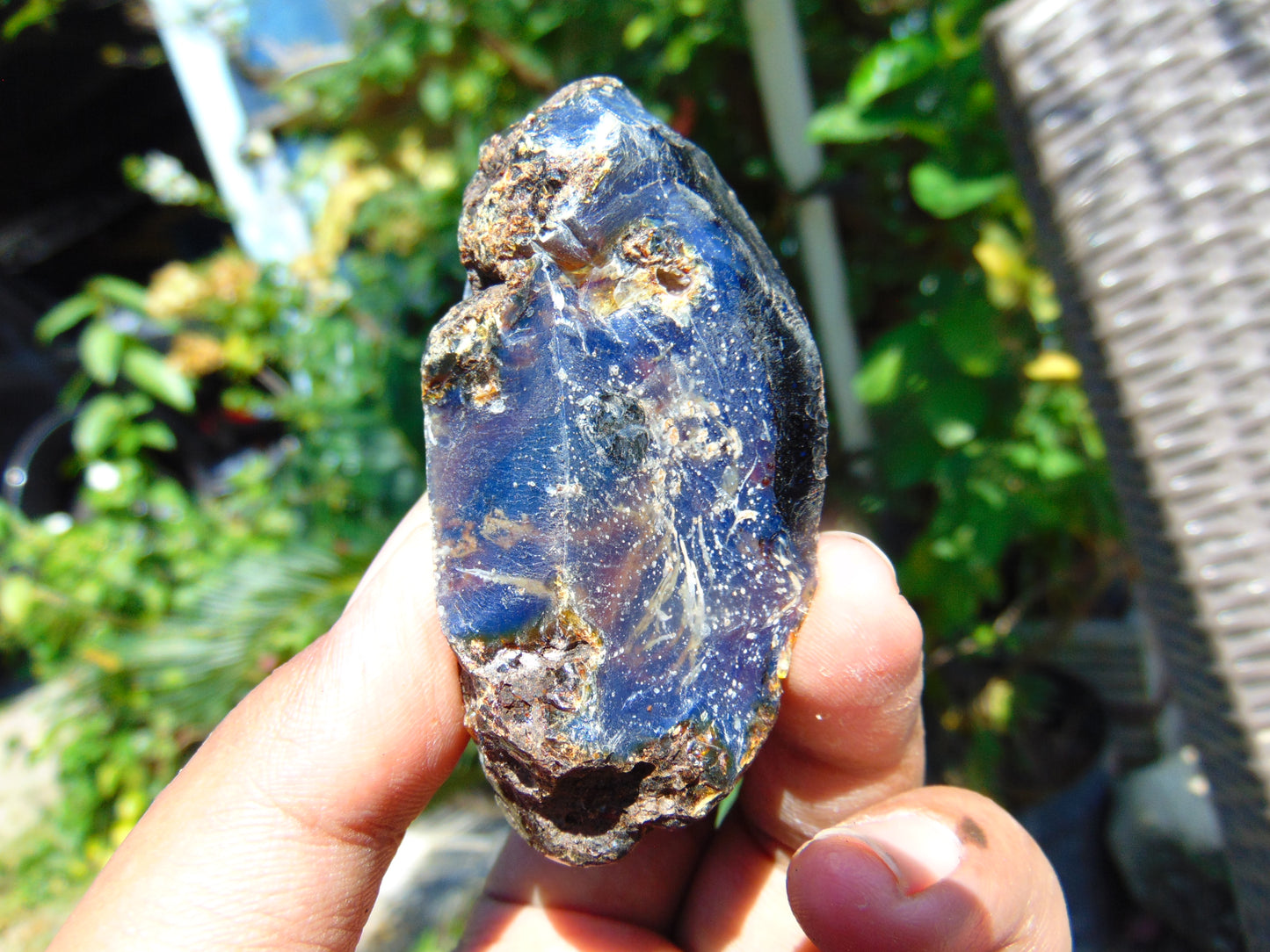 35 gram Rough Raw Indonesian Blue Amber for Healing AGRB66
