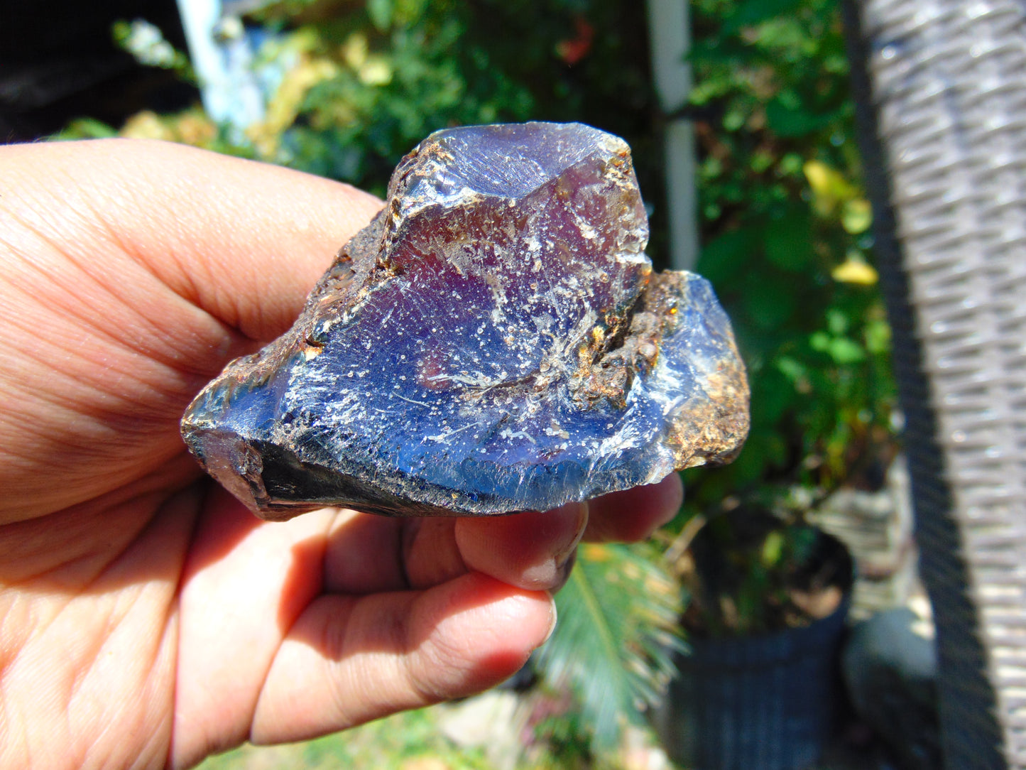 35 gram Rough Raw Indonesian Blue Amber for Healing AGRB66