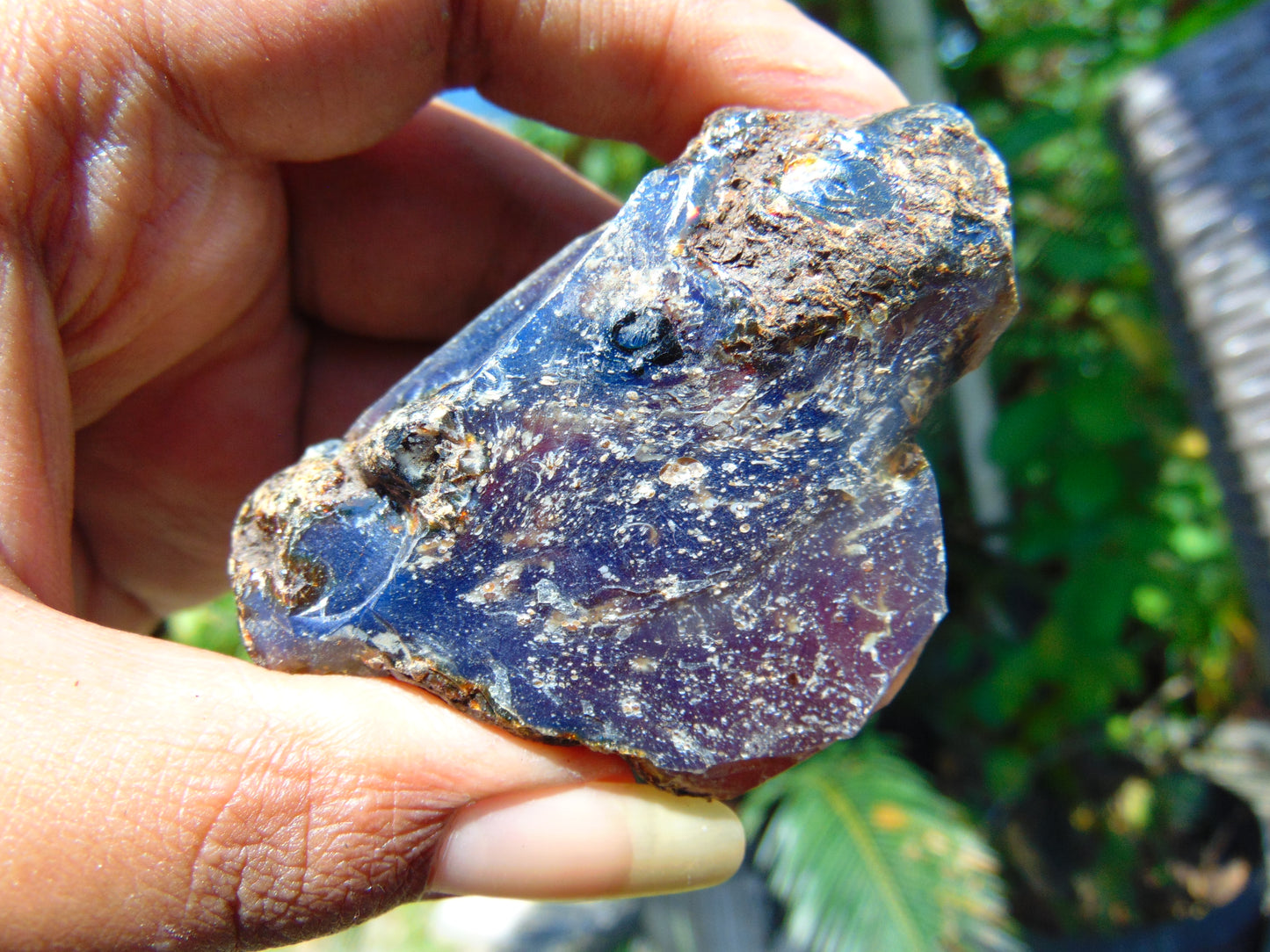 35 gram Rough Raw Indonesian Blue Amber for Healing AGRB66