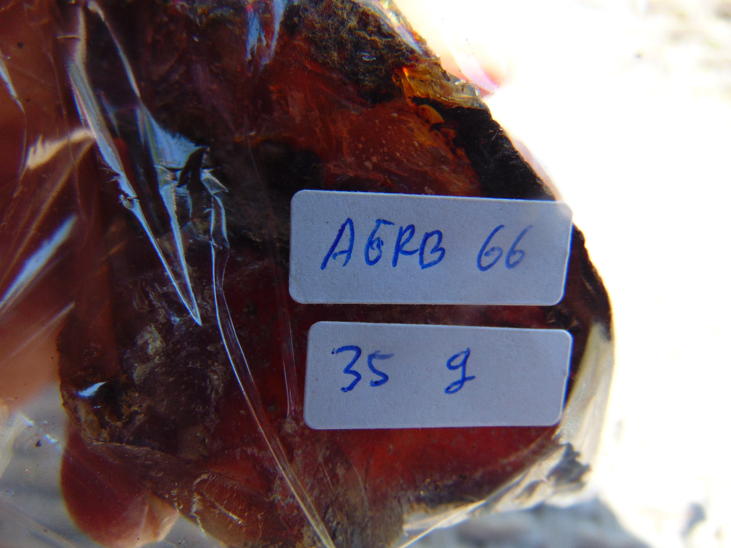 35 gram Rough Raw Indonesian Blue Amber for Healing AGRB66