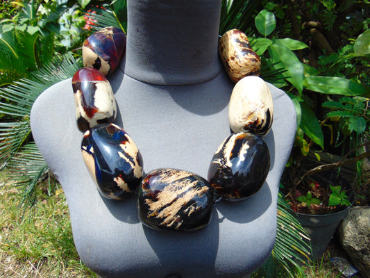 721 gr Big Necklace Indonesian Amber for Healing A7K83