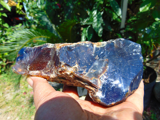365 gram Rough Raw Indonesian Blue Amber for Healing AGRB29