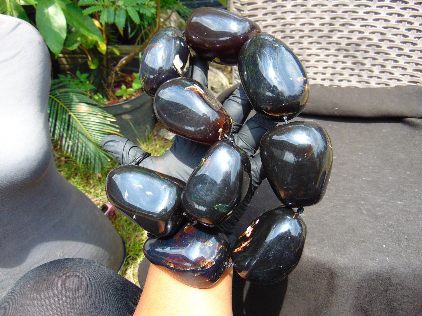 777 gr Big Necklace Indonesian Amber for Healing A9K92