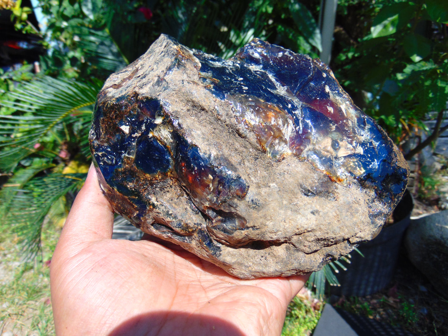 585 gram Rough Raw Indonesian Blue Amber for Healing AGRB30