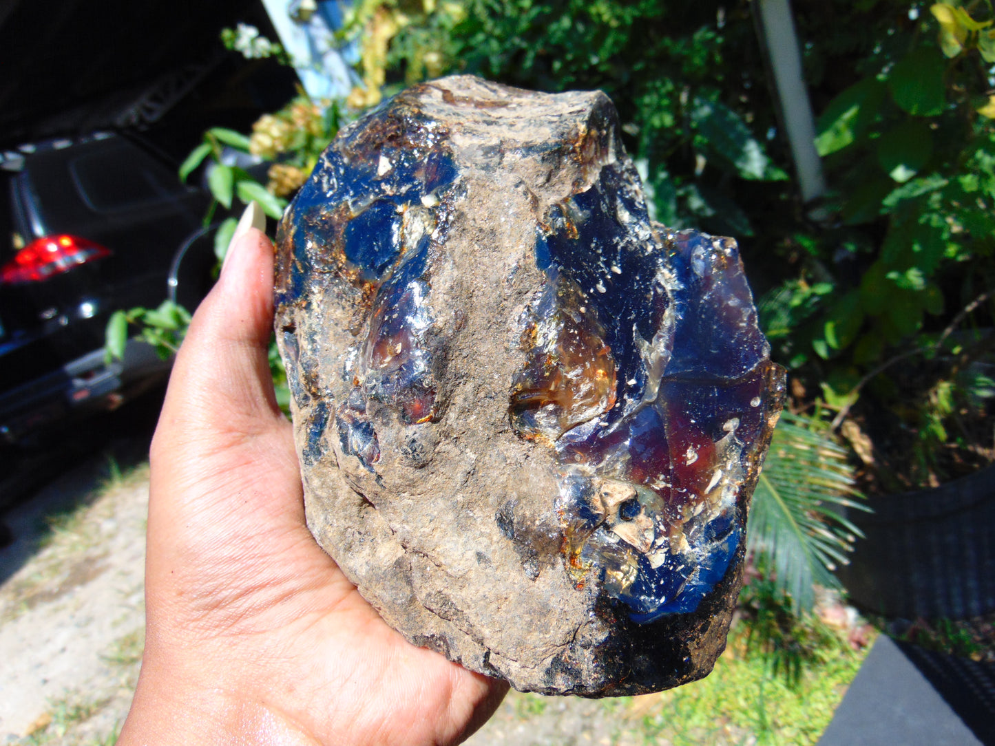 585 gram Rough Raw Indonesian Blue Amber for Healing AGRB30
