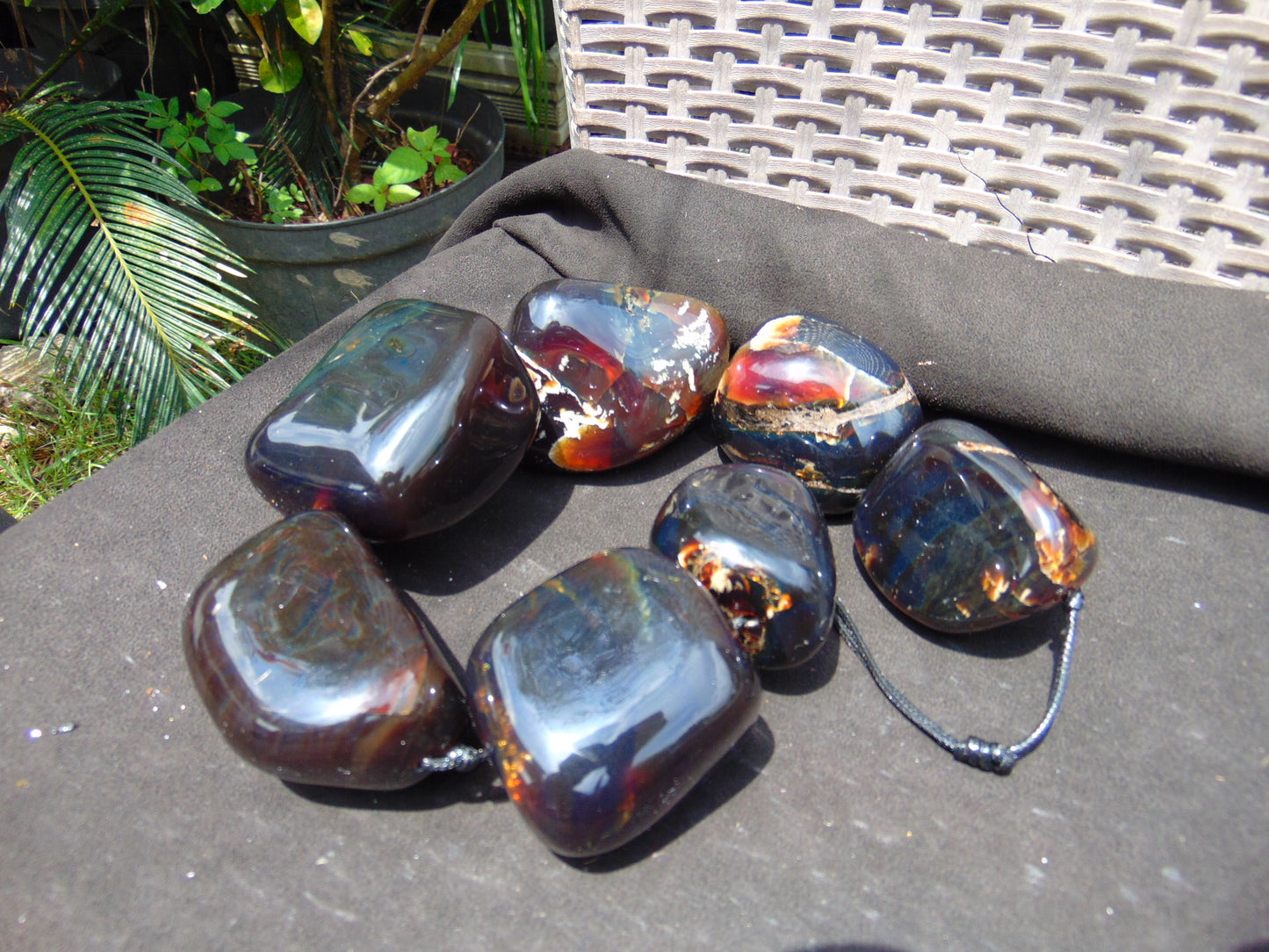 812 gr Big Necklace Indonesian Amber for Healing A7K79