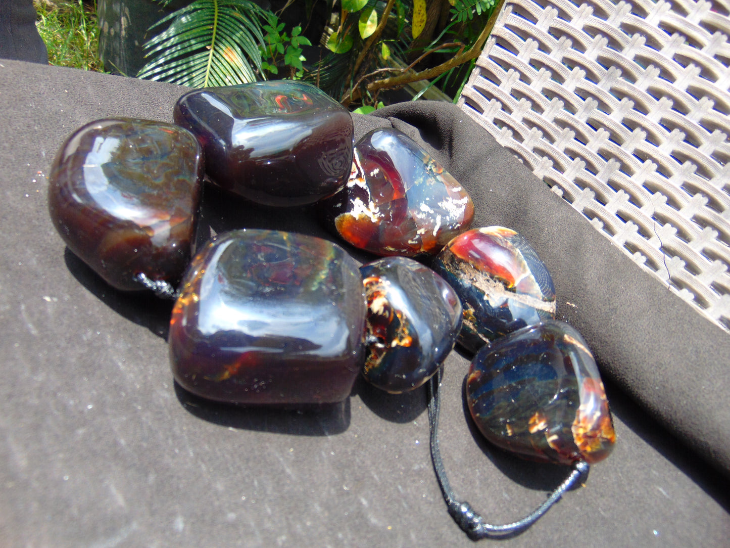 812 gr Big Necklace Indonesian Amber for Healing A7K79