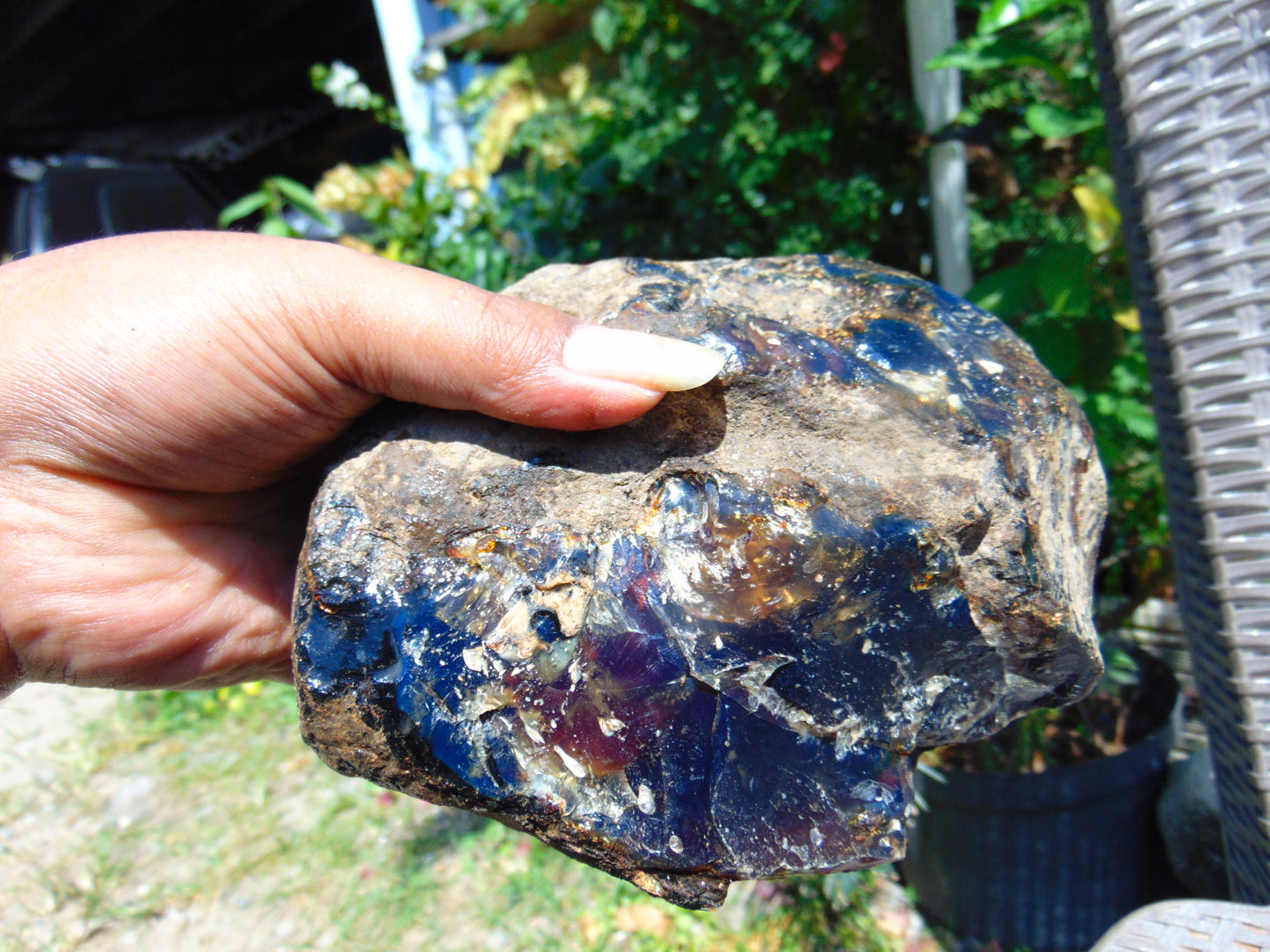 585 gram Rough Raw Indonesian Blue Amber for Healing AGRB30