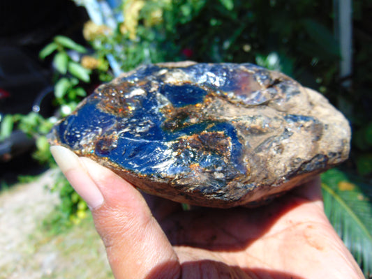 585 gram Rough Raw Indonesian Blue Amber for Healing AGRB30