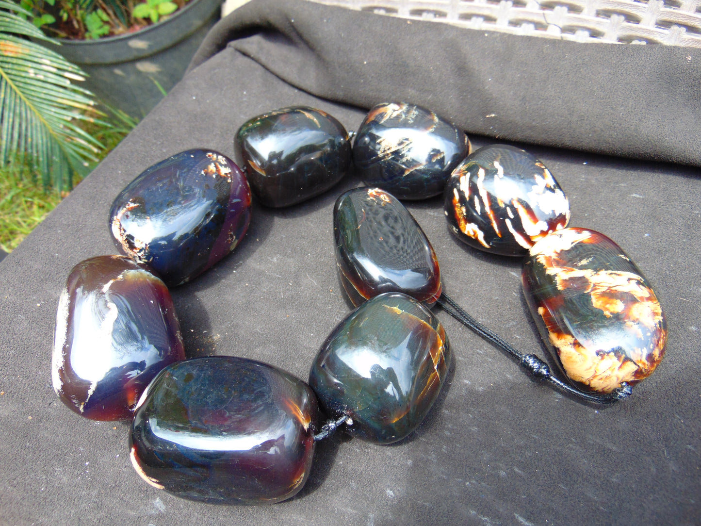 899 gr Big Necklace Indonesian Amber for Healing A9K90