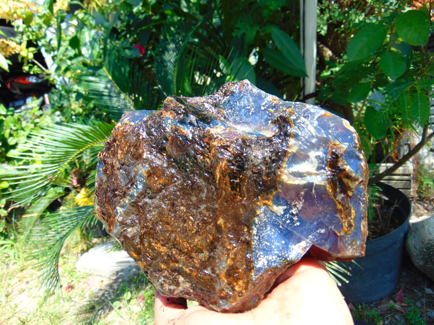 696 gram Rough Raw Indonesian Blue Amber for Healing AGRB31