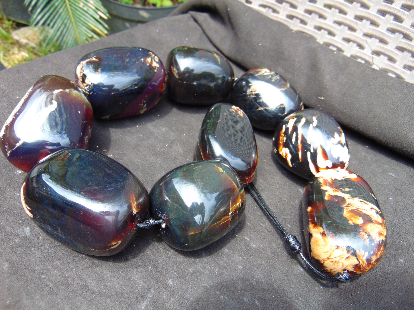 899 gr Big Necklace Indonesian Amber for Healing A9K90