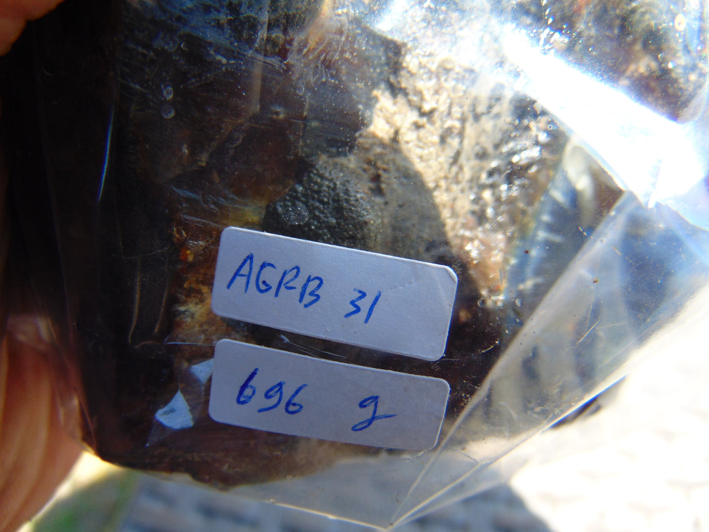 696 gram Rough Raw Indonesian Blue Amber for Healing AGRB31