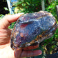 138 gram Rough Raw Indonesian Orange Blue Amber for Healing AGRB96