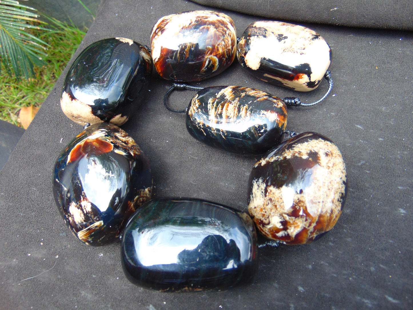 846 gr Big Necklace Indonesian Amber for Healing A7K87