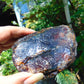 138 gram Rough Raw Indonesian Orange Blue Amber for Healing AGRB96