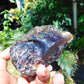 138 gram Rough Raw Indonesian Orange Blue Amber for Healing AGRB96