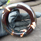 69 gr Big Bangle in hole 68 mm 20x17 mm Indonesian Sumatra Amber for Healing AJ20