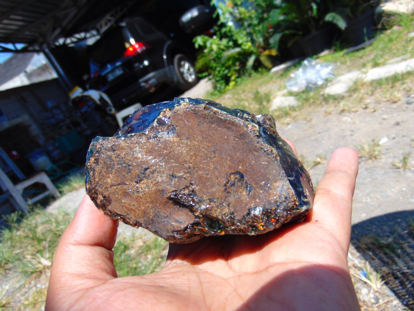 216 gram Rough Raw Indonesian Blue Amber for Healing AGRB53
