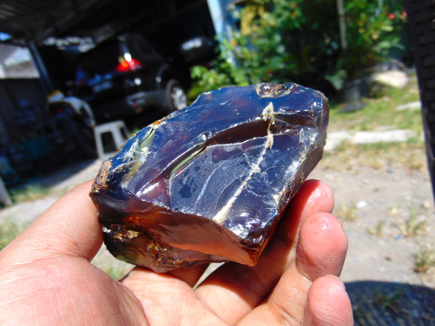133 gram Rough Raw Indonesian Blue Amber for Healing AGRB76