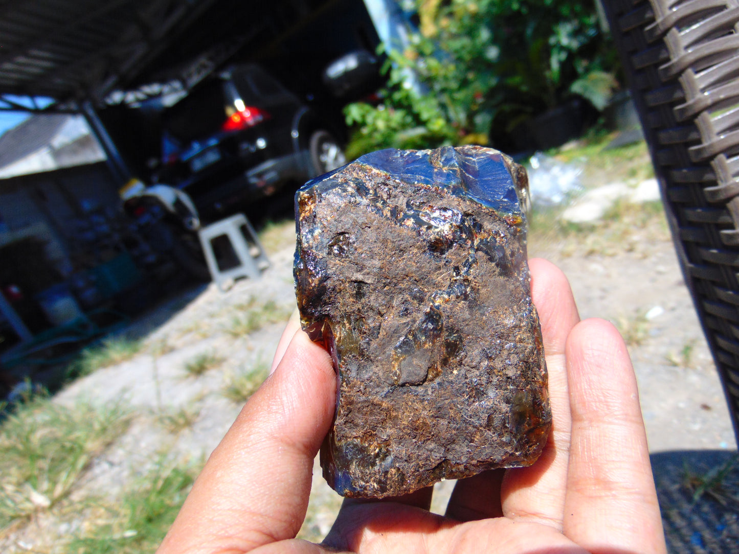 133 gram Rough Raw Indonesian Blue Amber for Healing AGRB76