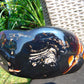 1167 gram full polished 25x12x7 cm Indonesian Dark Blue Amber for Healing AR82