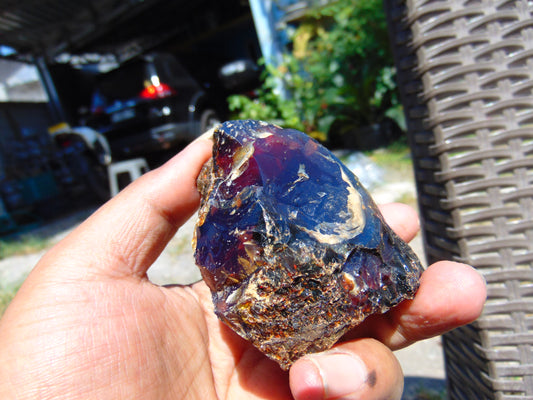 67 gram Rough Raw Indonesian Blue Amber for Healing AGRB55