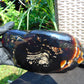 1167 gram full polished 25x12x7 cm Indonesian Dark Blue Amber for Healing AR82