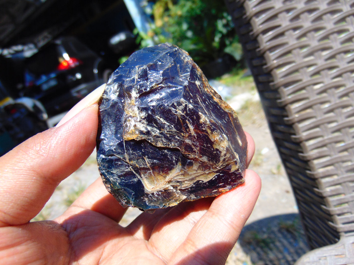 67 gram Rough Raw Indonesian Blue Amber for Healing AGRB55