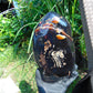 1167 gram full polished 25x12x7 cm Indonesian Dark Blue Amber for Healing AR82