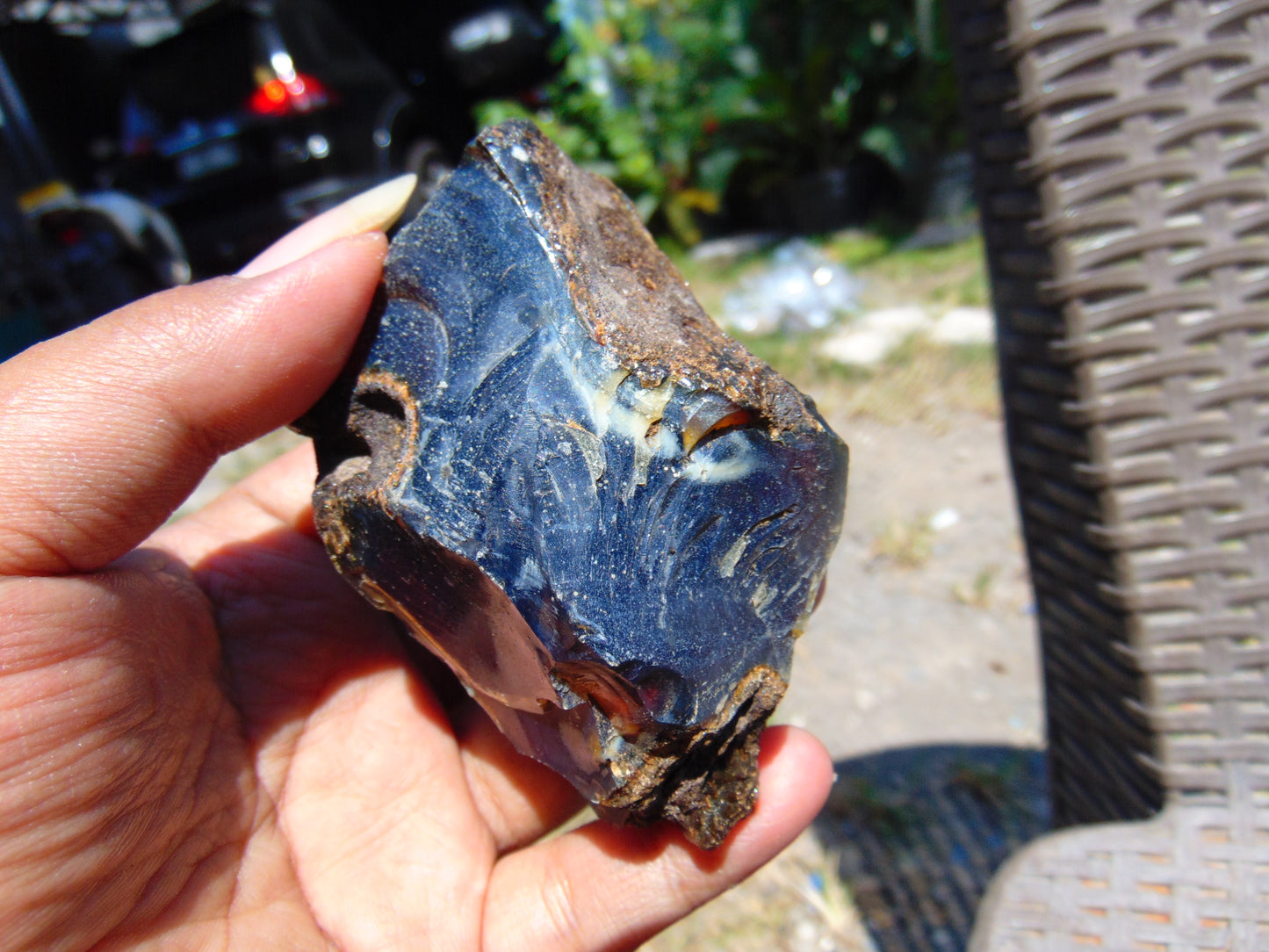 69 gram Rough Raw Indonesian Blue Amber for Healing AGRB77