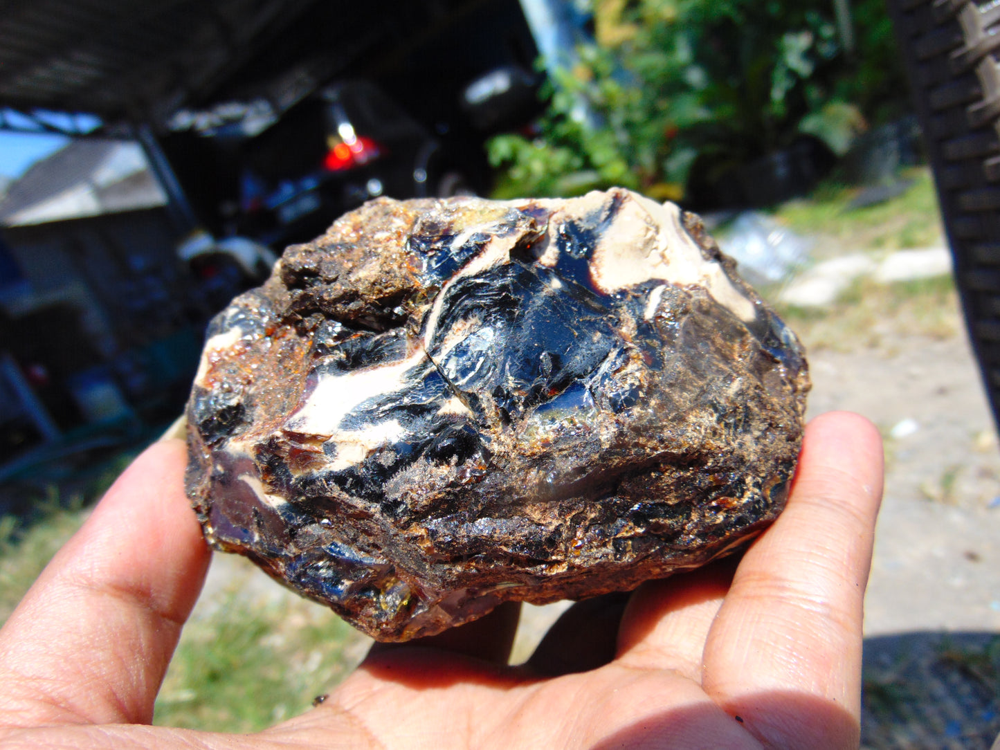 205 gram Rough Raw Indonesian Blue Amber for Healing AGRB67