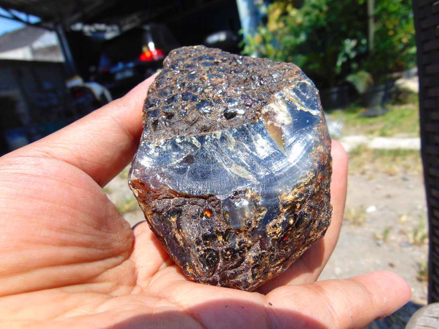 88 gram Rough Raw Indonesian Blue Amber for Healing AGRB69