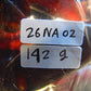 142 gr Small Necklace beads Indonesian Crystal Dark Blue Amber for Healing 26NA02