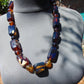 99 gr Small Necklace beads Indonesian Crystal White Blue Amber for Healing 26NA08