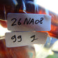 99 gr Small Necklace beads Indonesian Crystal White Blue Amber for Healing 26NA08