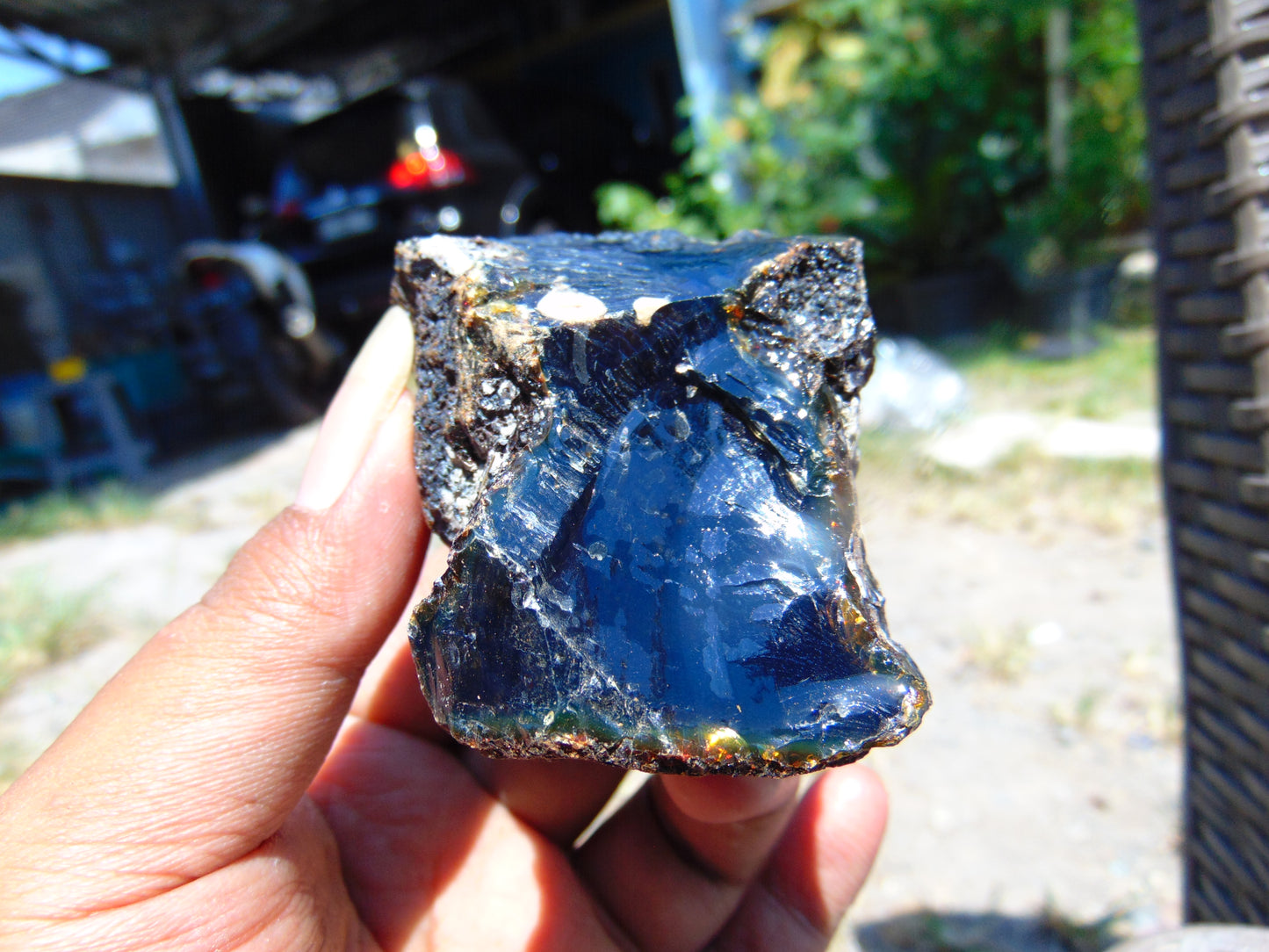 77 gram Rough Raw Indonesian Blue Amber for Healing AGRB79