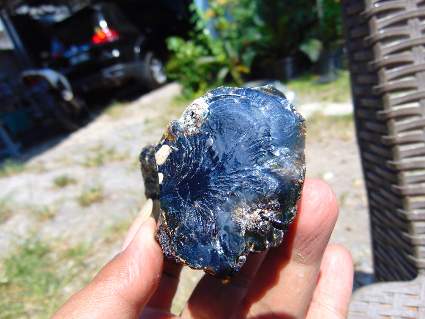 77 gram Rough Raw Indonesian Blue Amber for Healing AGRB79