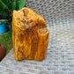 452 gram Polished 125x90x55mm Indonesia Yellow Fragrance Amber for Healing KM24